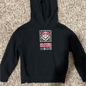 Nintendo Super Mario Black Kids Hoodie